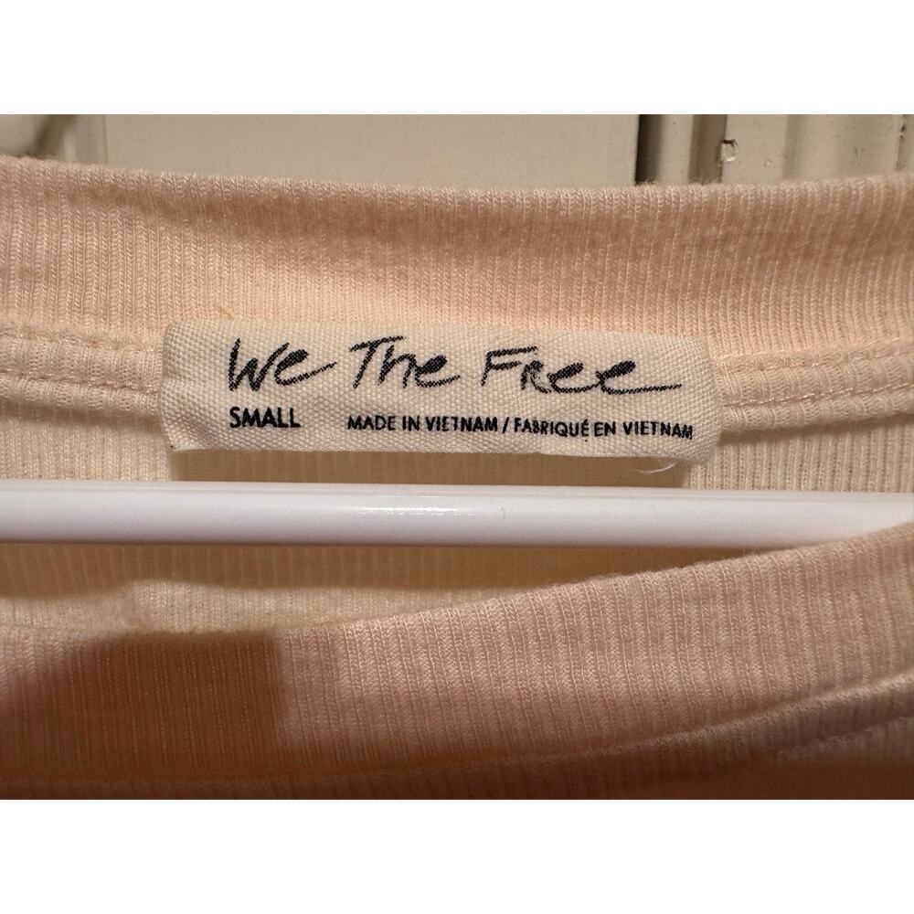 Free People We The Free Feelin It Pink Patchwork Slouchy Long Sleeve Top Small - Picture 5 of 10